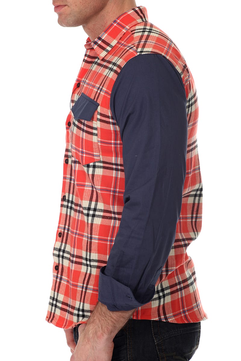 Something Strong Salmon Something Wild Button-Up