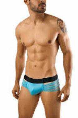 Candyman Turquoise Strappy Thong thumbnail 1