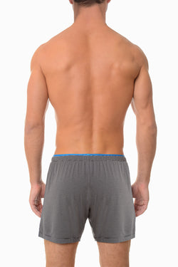2(X)IST Black Stripe Barcode Modal No Show Boxer Brief thumbnail 2