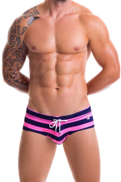 Jor Navy Blue/Pink Pacific Swim Brief thumbnail 1