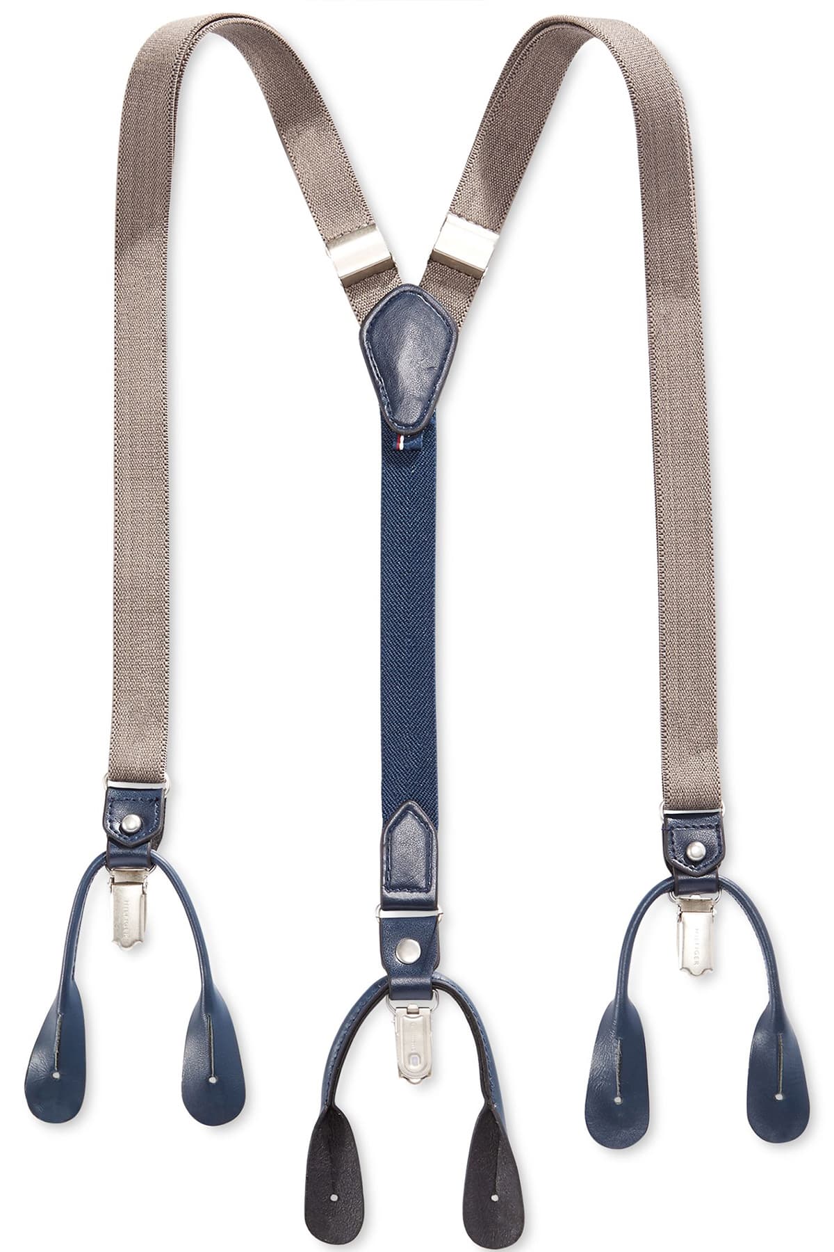 Tommy Hilfiger Grey Suspenders