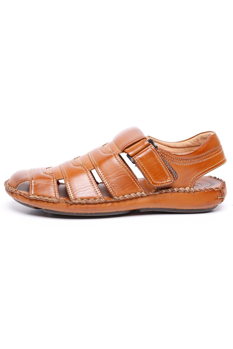 GBX Tan Niel Leather Sandal