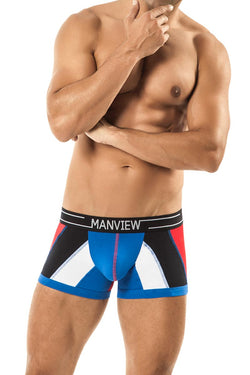 Manview Red Stretch Cotton Spectrum Boxer thumbnail 1