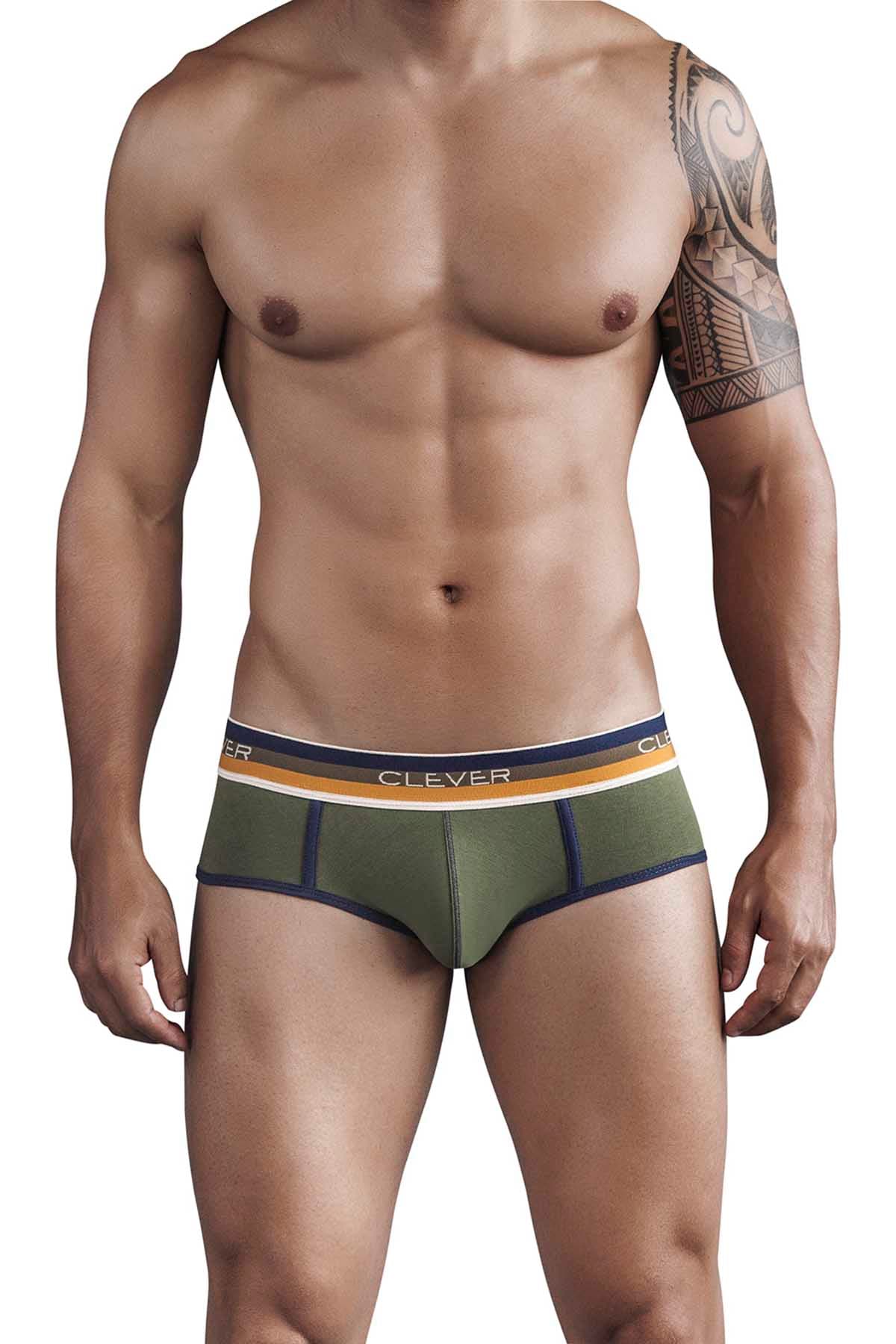 Clever Green Kwa-Bonga Piping Brief