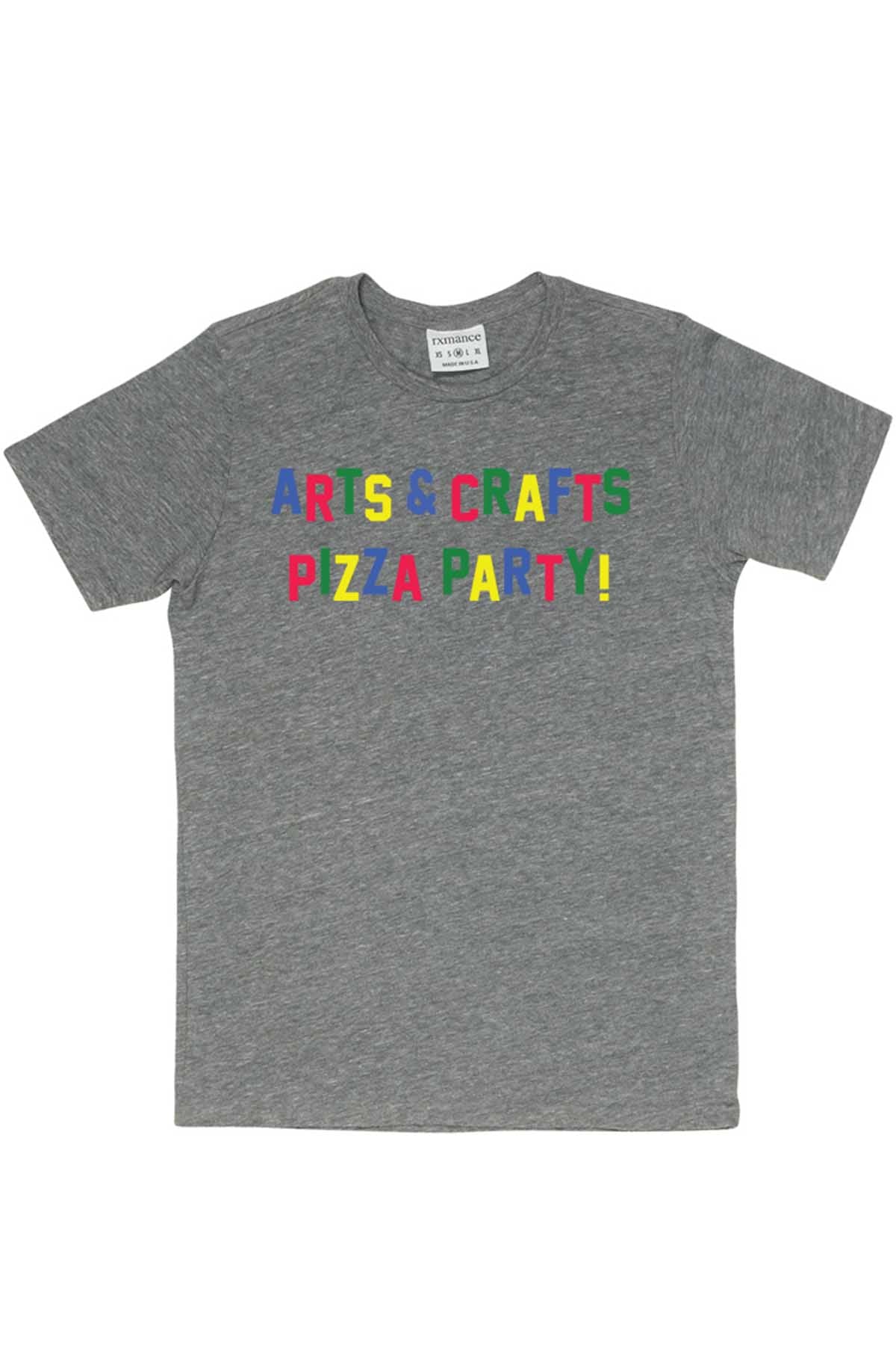 Rxmance Grey Arts & Crafts Crew Tee