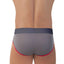 Mandies Grey/Red Suite Brief