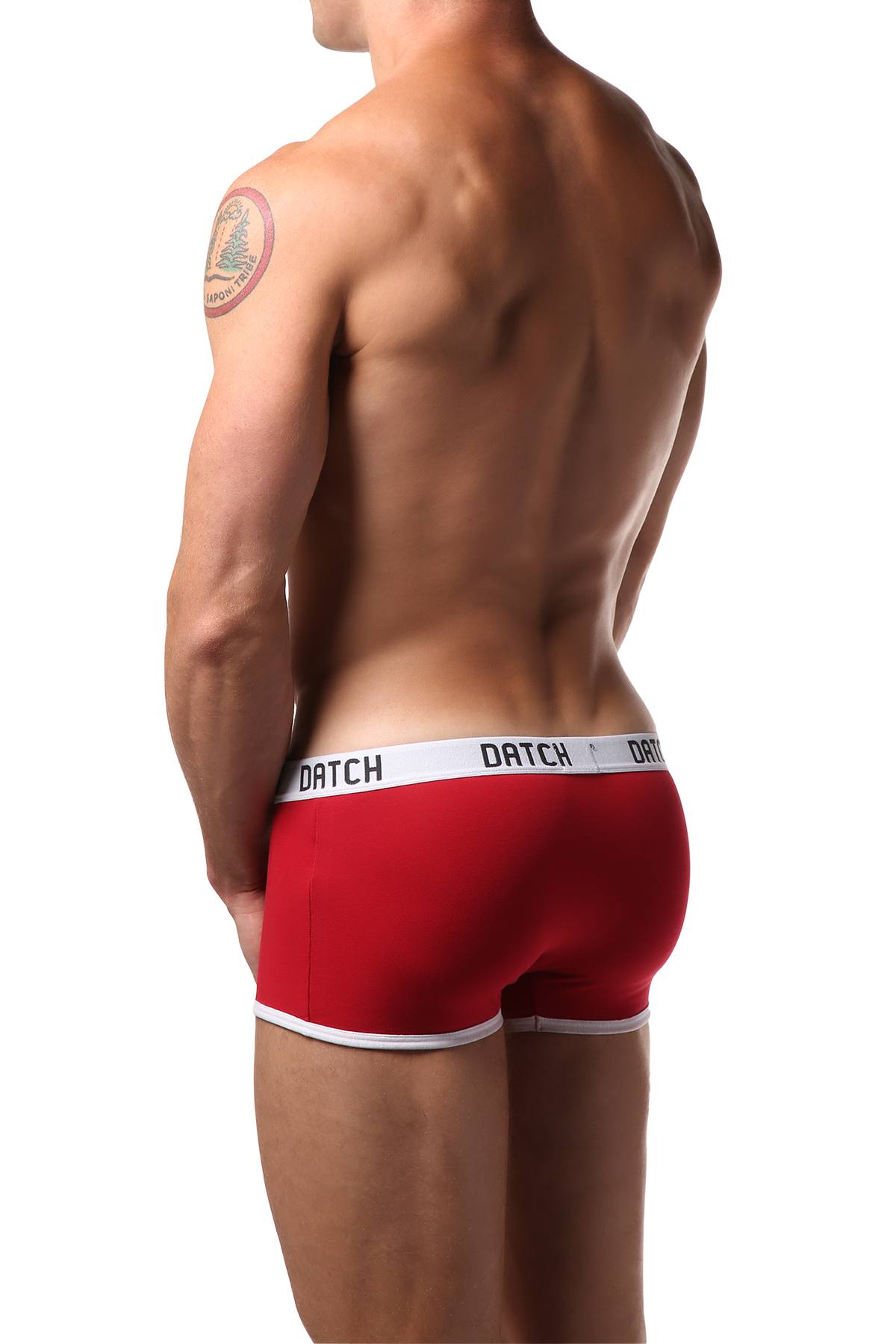 Datch Red Contrast Boxer Trunk