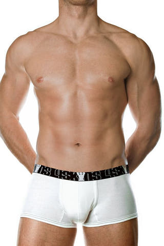 4Skins White Modern Boxer Trunk