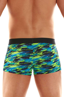 Papi Green Abstract Microflex Brazilian Trunk thumbnail 2