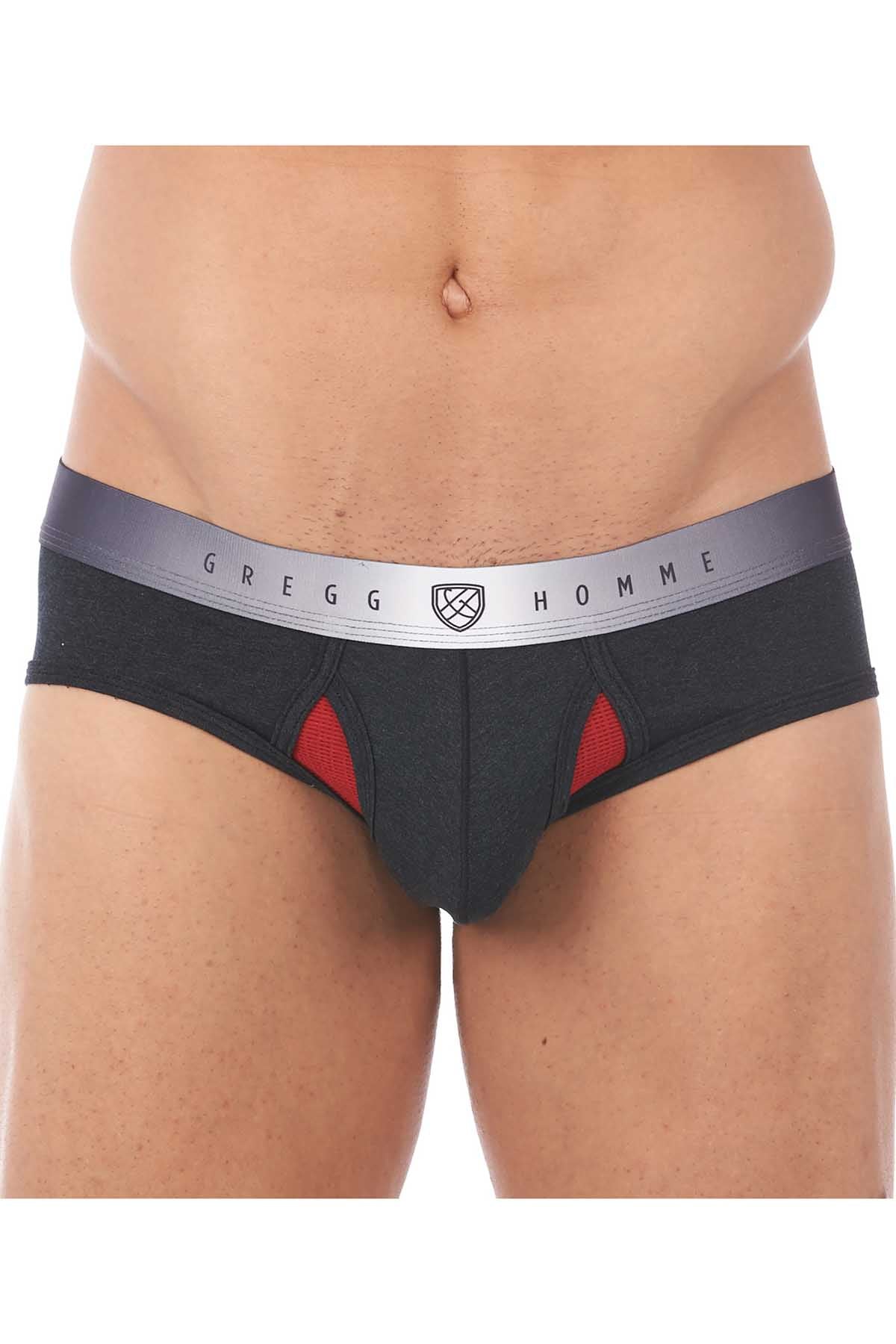 Gregg Homme Charcoal Heat Mesh Brief