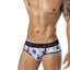 Clever White Toucna Mania Piping Brief