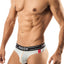 Manview Grey Stretch Cotton Edger Thong