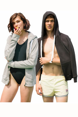 Rxmance Unisex Gold Hooded Zip Sweatshirt thumbnail 2