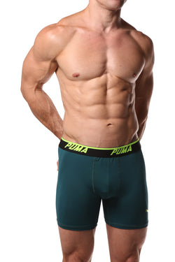 PUMA Solid Green Boxer Brief thumbnail 2