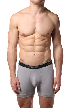 2(X)IST Black/Grey Stretch No-Show Boxer Brief 2-Pack thumbnail 3