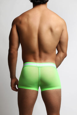 Core Neon Green Exposed Mesh C-Ring Boxer thumbnail 3