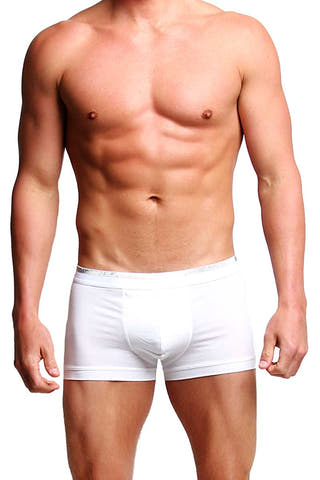 Joe's Jeans White & Silver Trunk