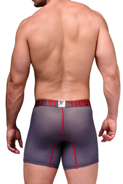 Xtremen Grey Microfiber Mesh Boxer Brief thumbnail 3