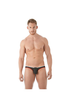 Gregg Homme Black Affair Sheer Knit Brief thumbnail 4