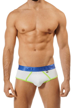 XTREMEN White/Blue/Green Sport Brief thumbnail 1
