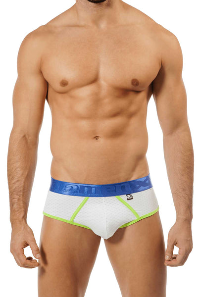 XTREMEN White/Blue/Green Sport Brief