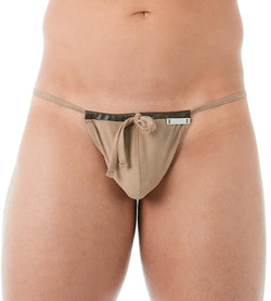 Gregg Homme Sand Wild West Faux-Suede String thumbnail 1