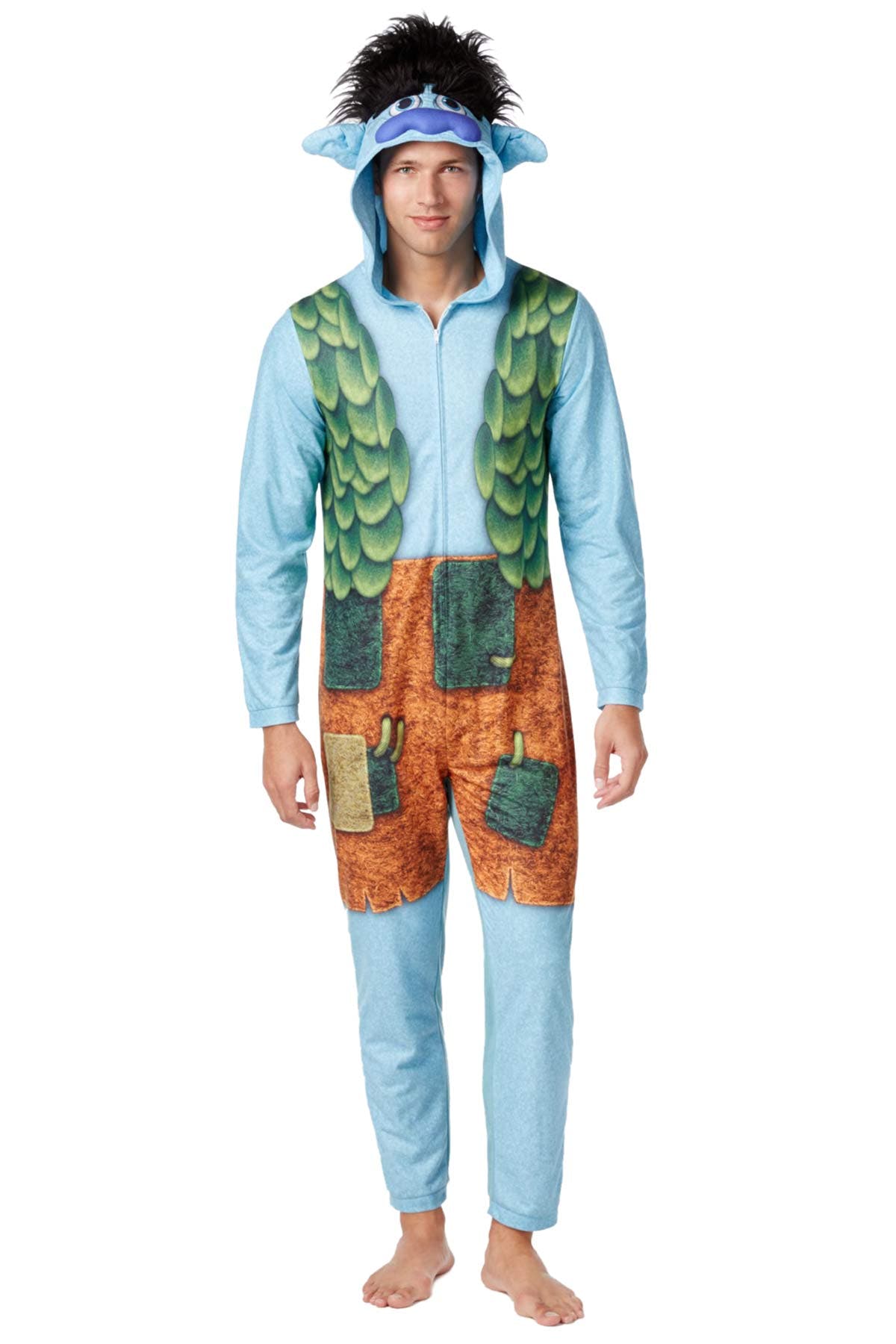 Trolls Adult Pajamas With Hood