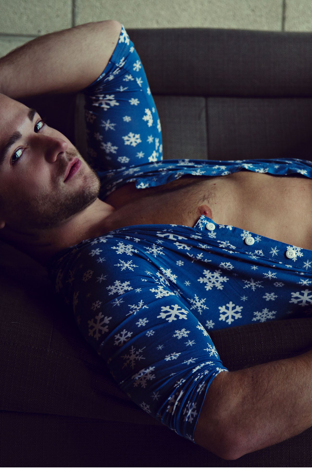 Trend Blue Snowflake Playtime Onesies