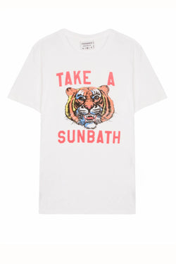 Rxmance Unisex White Sunbath Crew Tee thumbnail 1