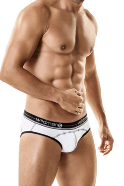 WildmanT White Stitched Short Brief thumbnail 2