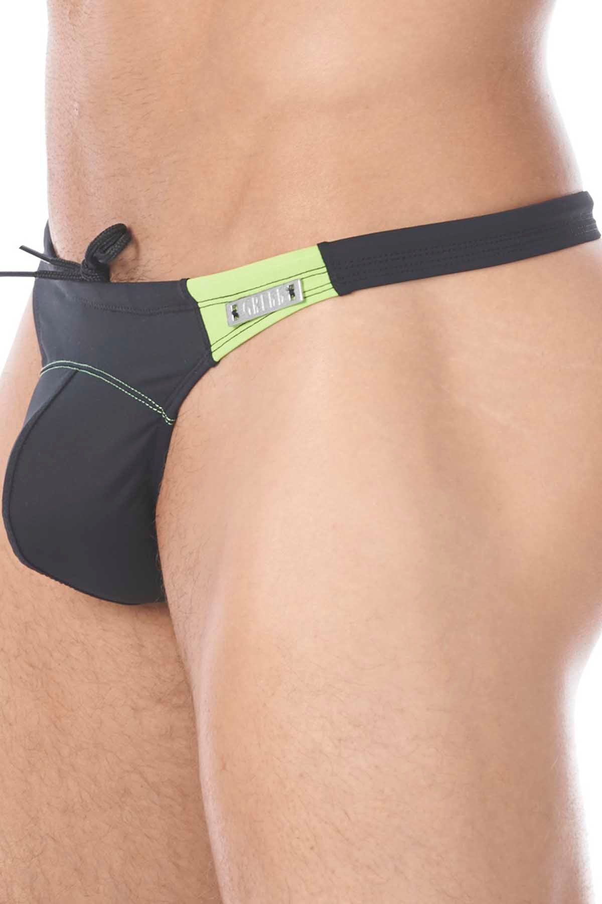 Gregg Homme Black Pool Party Swim Thong
