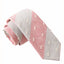 Skinny Tie Madness Pink & White Duff-Miving Tie