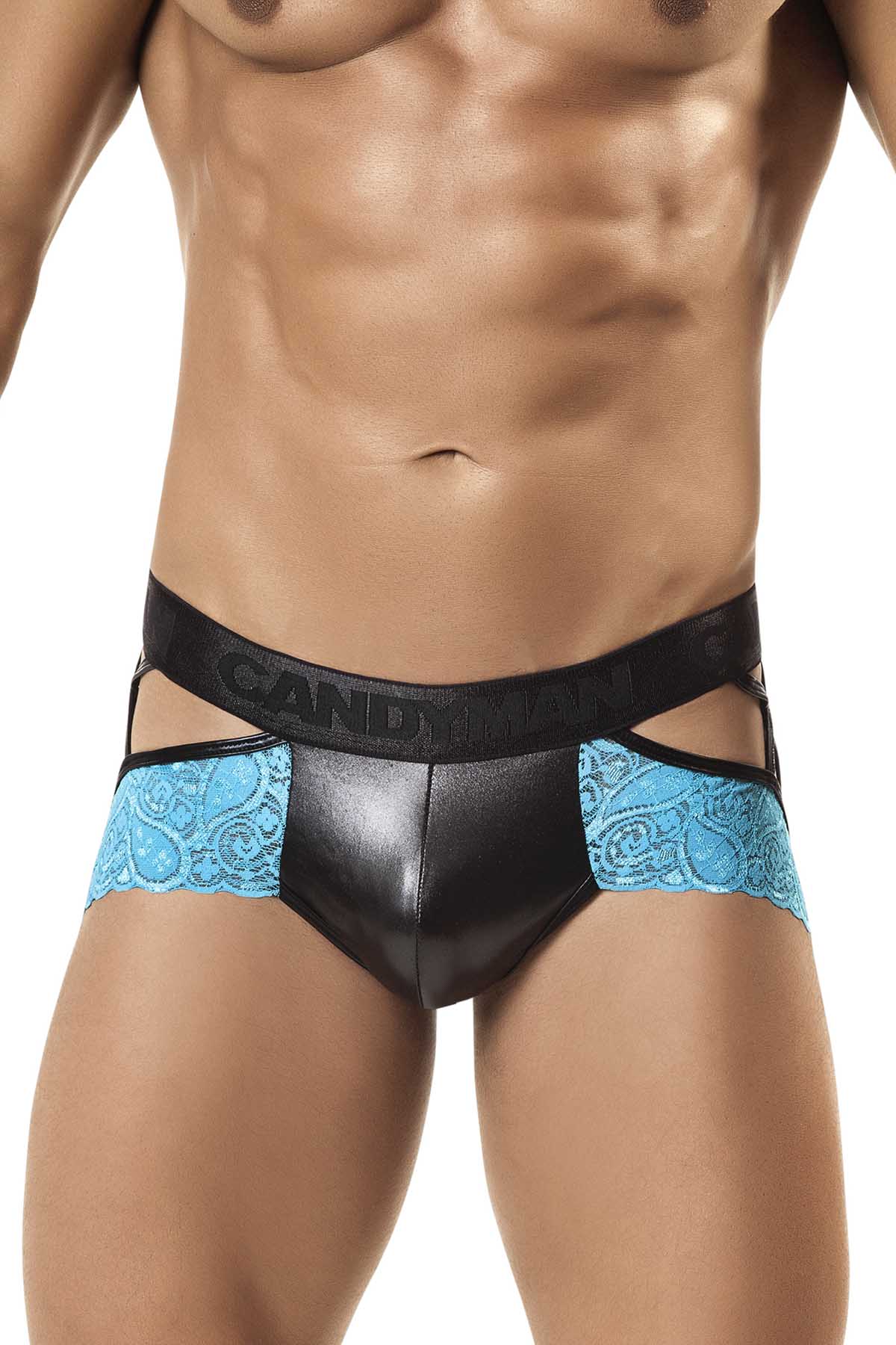 Candyman Blue Lace Jock Thong