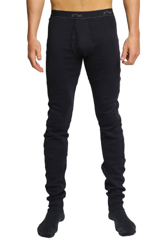 2(X)IST Black Essential Long Underwear