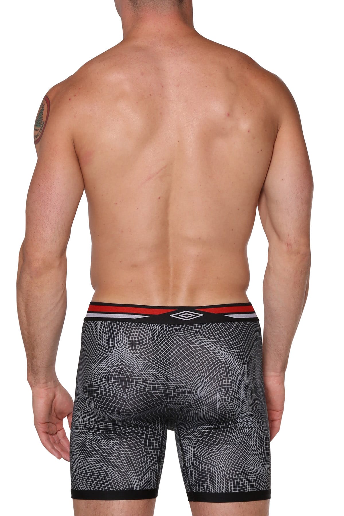 Umbro Black/White Performance Boxer Brief