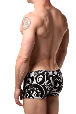 Doreanse Black/White Tribal Boxer Trunk thumbnail 2