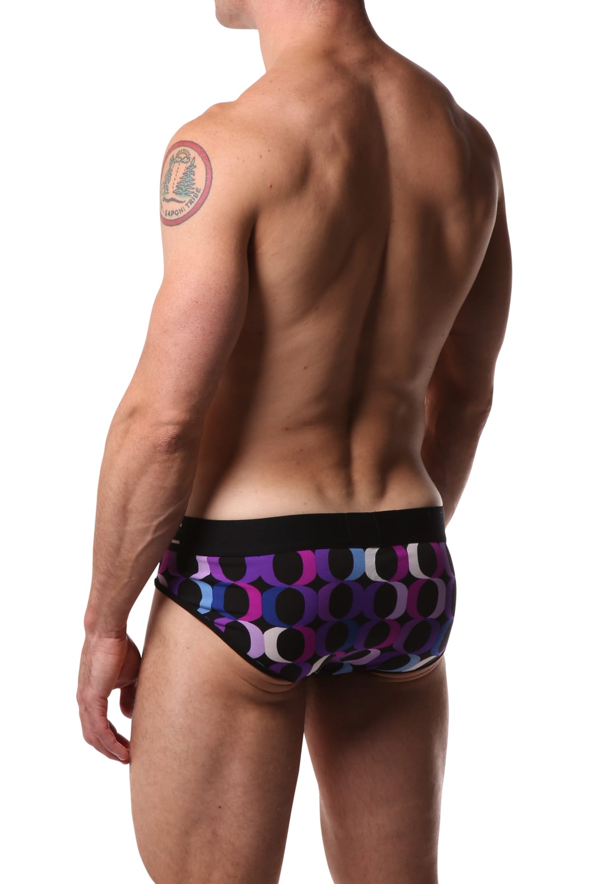 JustinCase Purple O's Brief