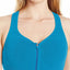 Jockey Vivid-Blue Zip-Front High-Impact Seamless Bra