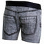Sly Black & White Denim Boxer Brief - Long