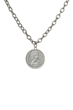 Rave Lucky Pence Silver Necklace thumbnail 1