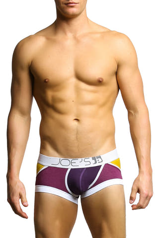 Joe's Jeans Purple & Mustard Boxer Trunk
