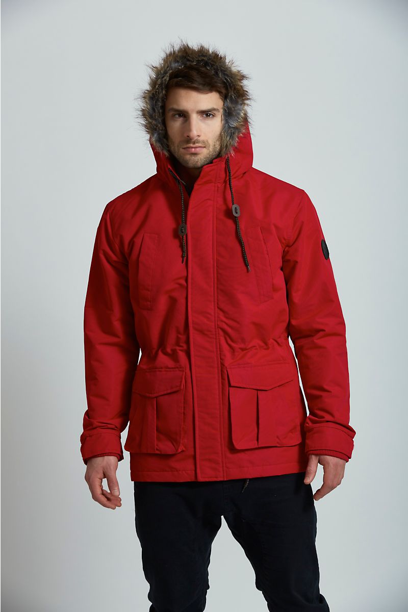 ETO Jeans Red Parker Jacket