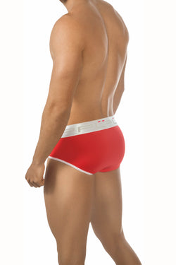 PPÜ Red/White Heart-Pattern Cut-Out Brief thumbnail 2