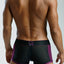 BodyQ Purple & Sheer Black Stripe Trunk