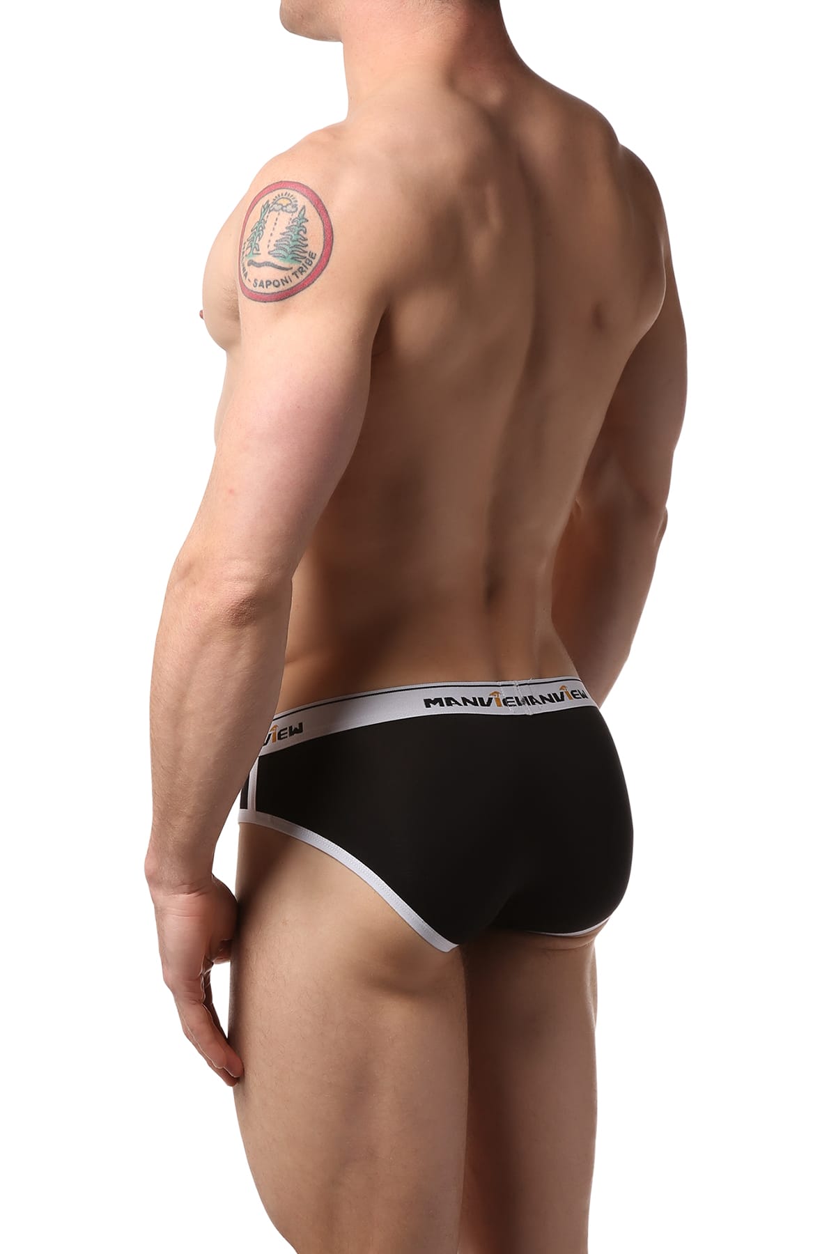 Manview Black Racer Brief