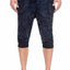 2(X)IST Blue-Camo French Terry Cropped Cargo Pant