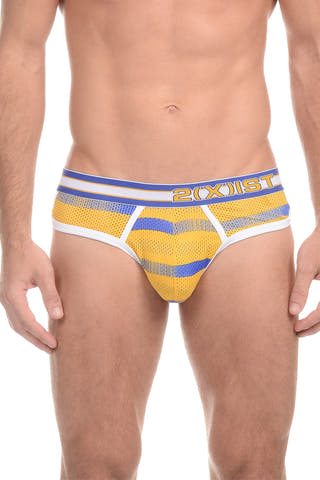 2(X)IST Artisan Gold Rugby No-Show Brief