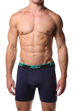 PUMA Solid Navy Boxer Brief thumbnail 1