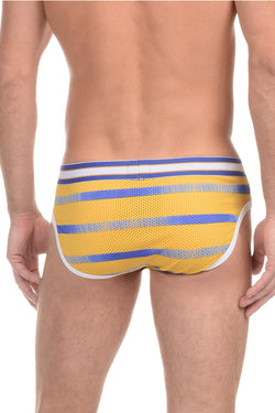 2(X)IST Artisan Gold Rugby No-Show Brief thumbnail 2