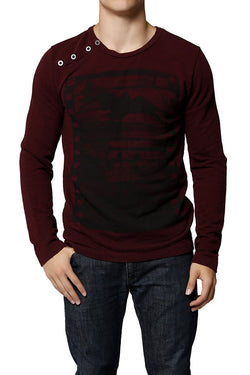 Black Hearts Brigade Oxblood Raven Reel Sweater thumbnail 1